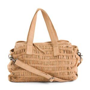 Day & Mood Alma Leather Convertible Satchel Bag
